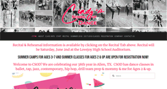 Desktop Screenshot of cindysschoolofdance.com